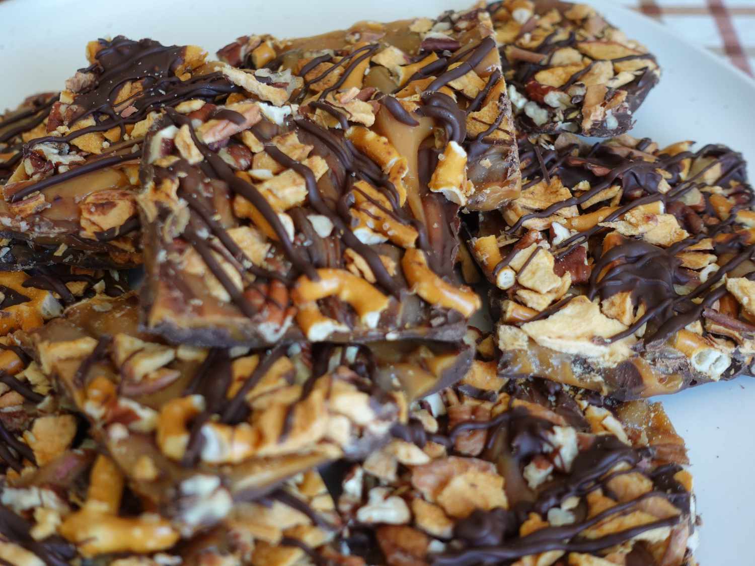 Caramel Apple Chocolate Bark