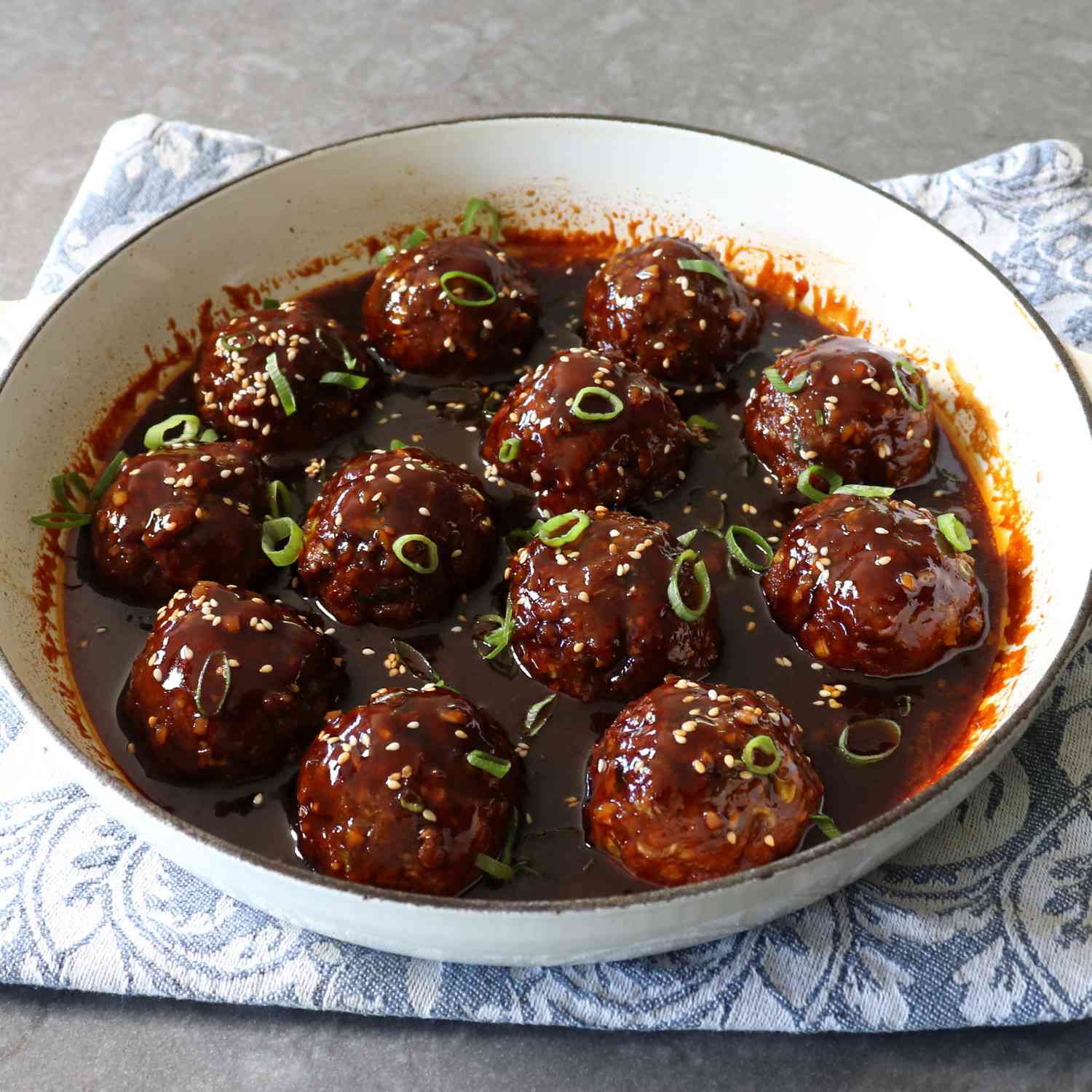 Korean Barbecue-Style Meatballs