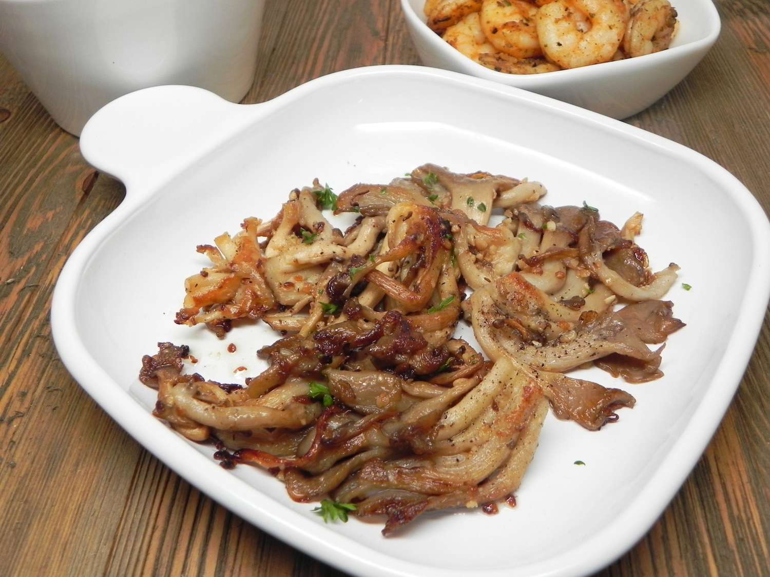 Simple Sauteed Oyster Mushrooms