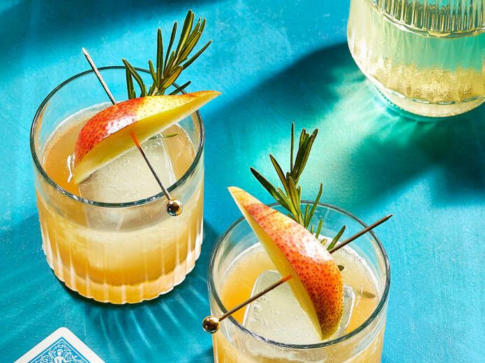 Spiced Pear Old-Fashioned cocktail